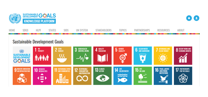 国連SDGsナレッジプラットフォーム（Sustainable Development Knowledge Platform）